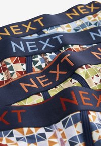Next 4 PACK - Boxers - blue green tile print