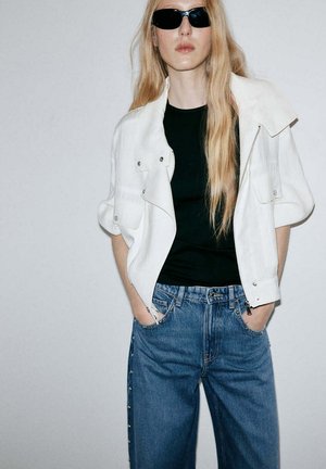 Mango, ADULT - Wide leg - blue denim