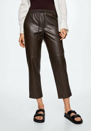 APPLE - Kalhoty - medium brown