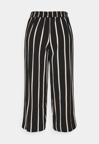 ONLY ONLWINNER PALAZZO - Pantalon classique - black/camel