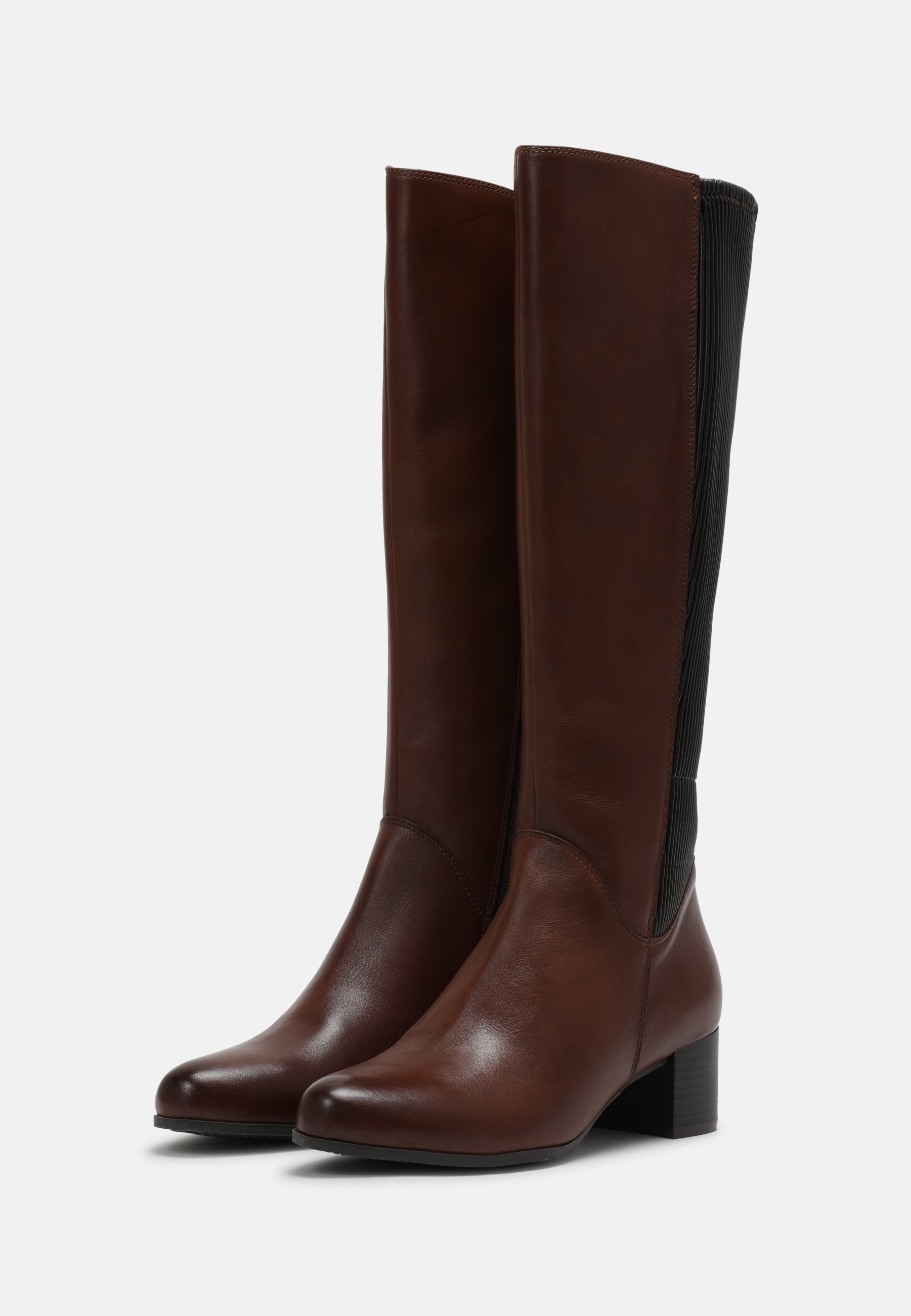 caprice boots cognac