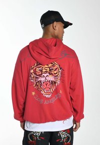 Ed Hardy MELROSE TIGER  - Jersey con capucha - red