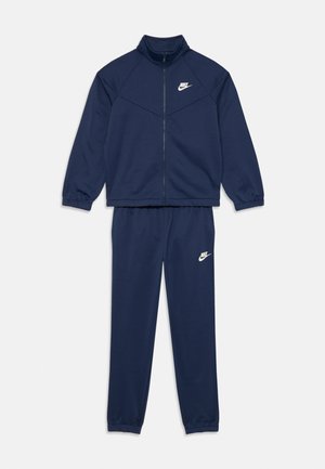TRACKSUIT SET UNISEX - Træningssæt - midnight navy/white
