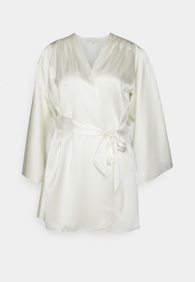 Fleur du Mal EMBROIDERED SLEEVE ROBE - Roupão - ivory