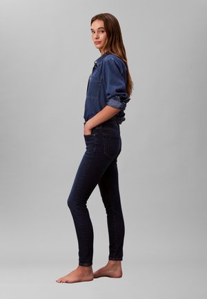 Calvin Klein Jeans MID RISE - Jeans Skinny Fit - blue orbit