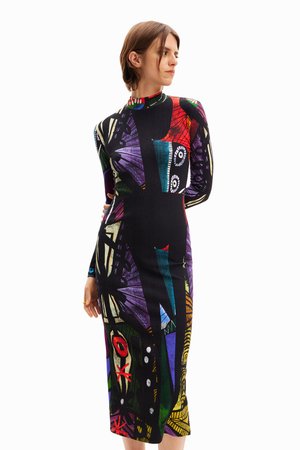 Desigual MALAGA LACROIX VEST - Pleten aty - black