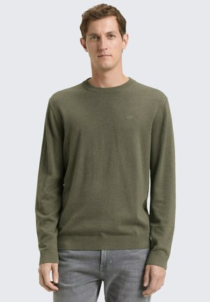 Strickpullover - tea leaf melange