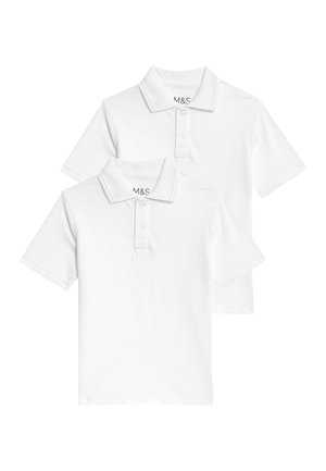 2 PACK UNISEX EASY SCHOOL - Poloshirt - white