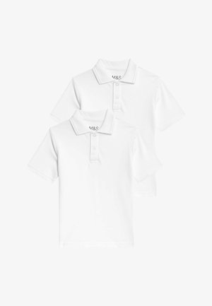 2 PACK UNISEX EASY SCHOOL - Poloshirt - white