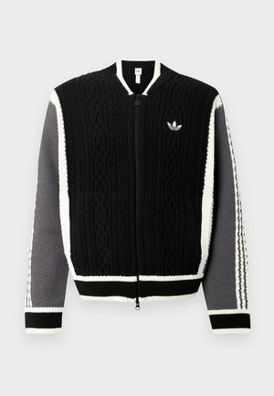 adidas Originals ICONS  - Strickjacke - black/grey strata/off-white
