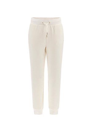 Guess PEONY-LOGO - Tracksuit bottoms - weiß