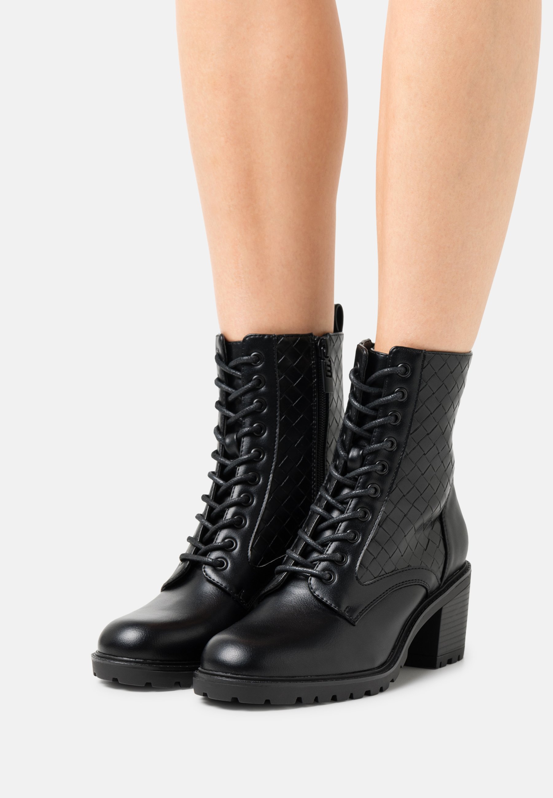 mtng MAYO Botines con cordones - black/negro - Zalando.es