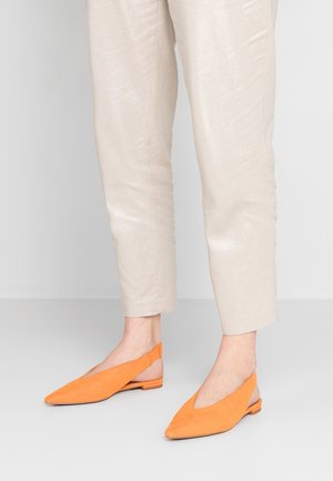 Slingback ballerina´s - orange