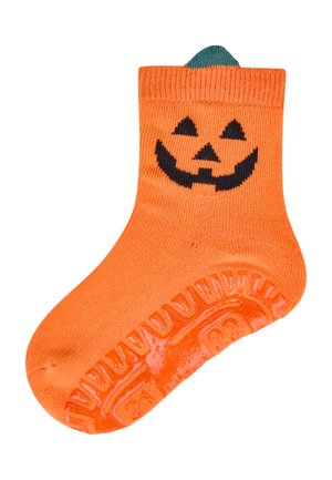 Sterntaler, FLIESEN FLITZER AIR KÜRBIS MIT DURCHBROCHENER ANTI-RUTSCH-SOHLEUNISEX - Socks - gelborange