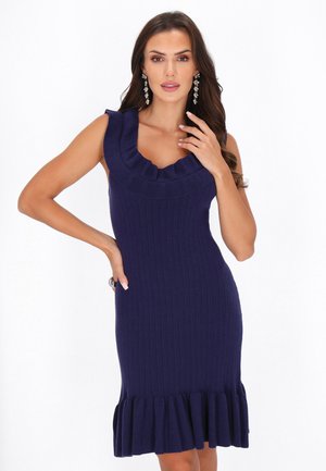 Rochie tricotată - navy