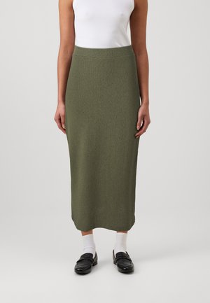 ONLRIE MIDI SKIRT - Puzdrová sukňa - four leaf clover