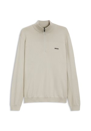 BOSS, KN_MOMENTUM-X QZ - Striktrøje - light beige