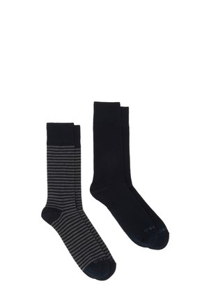 TWO-PACK IN STRETCH - Calcetines - black/grey