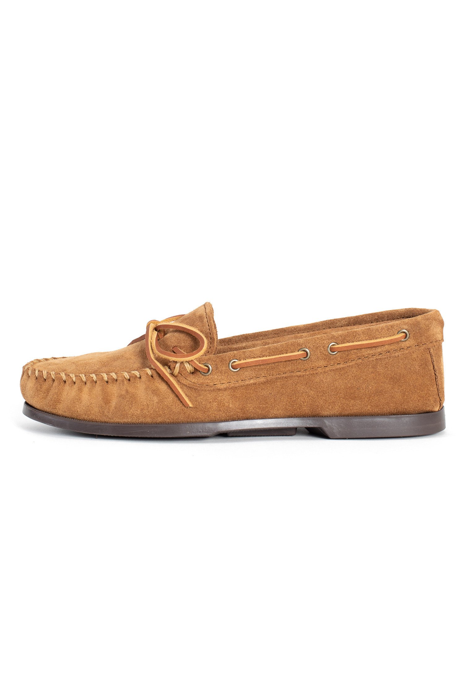 Minnetonka CAMP MOC - Bootschoenen - marron clair/Lichtbruin - Zalando.nl