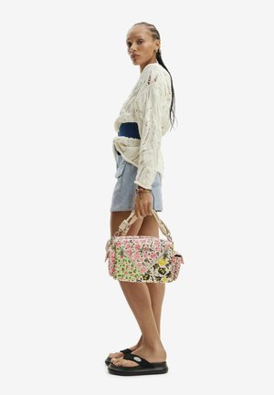 M FLORAL - Handbag - beige