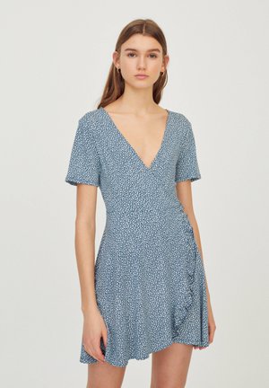 Denní šaty - stone blue denim