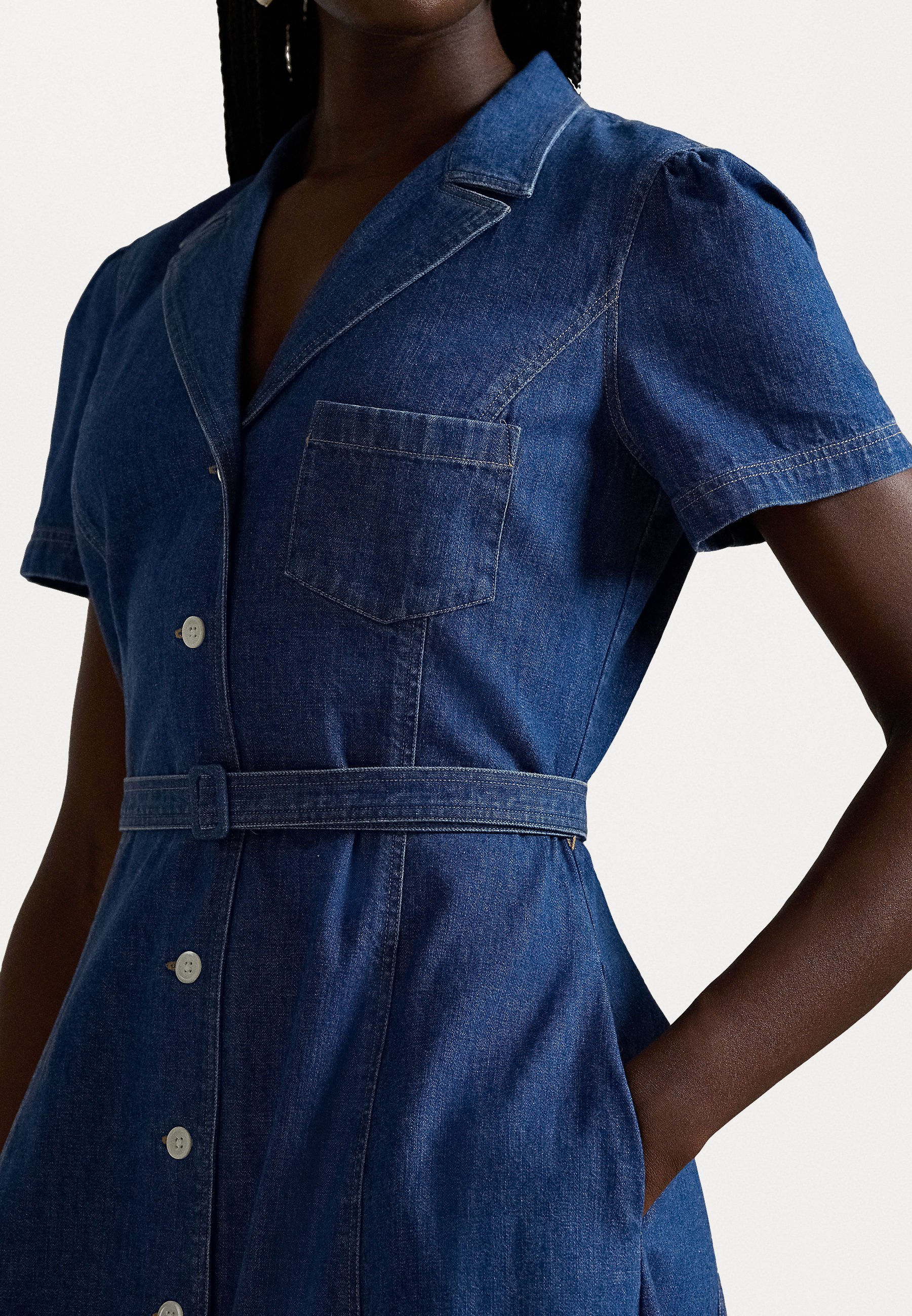 【送料&関税込】Polo Ralph Lauren Denim Midi Dress Polo Ralph Lauren Denim midi dress Polo Ralph Lauren