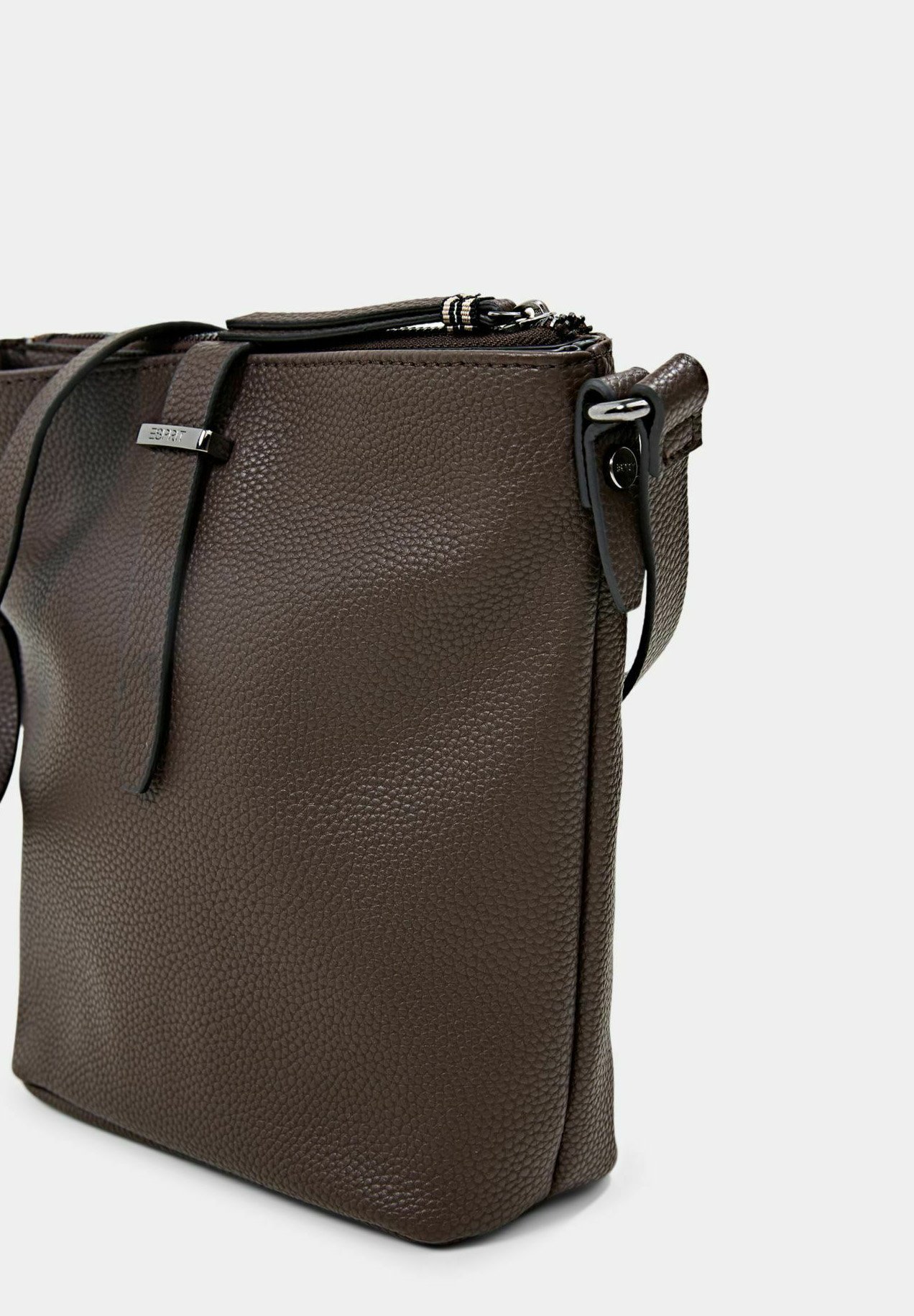 dark brown cross body bag