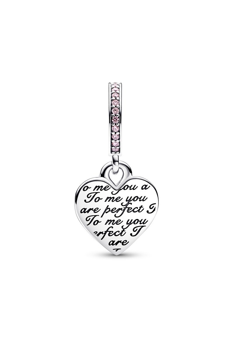 Pandora INFINITY MUM HEART DOUBLE DANGLE - Charm - sterling silver 