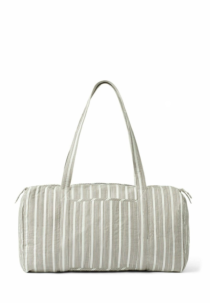 GAI+LISVA DUFFEL - Hétvégi táska - lead mulch stripe poplin