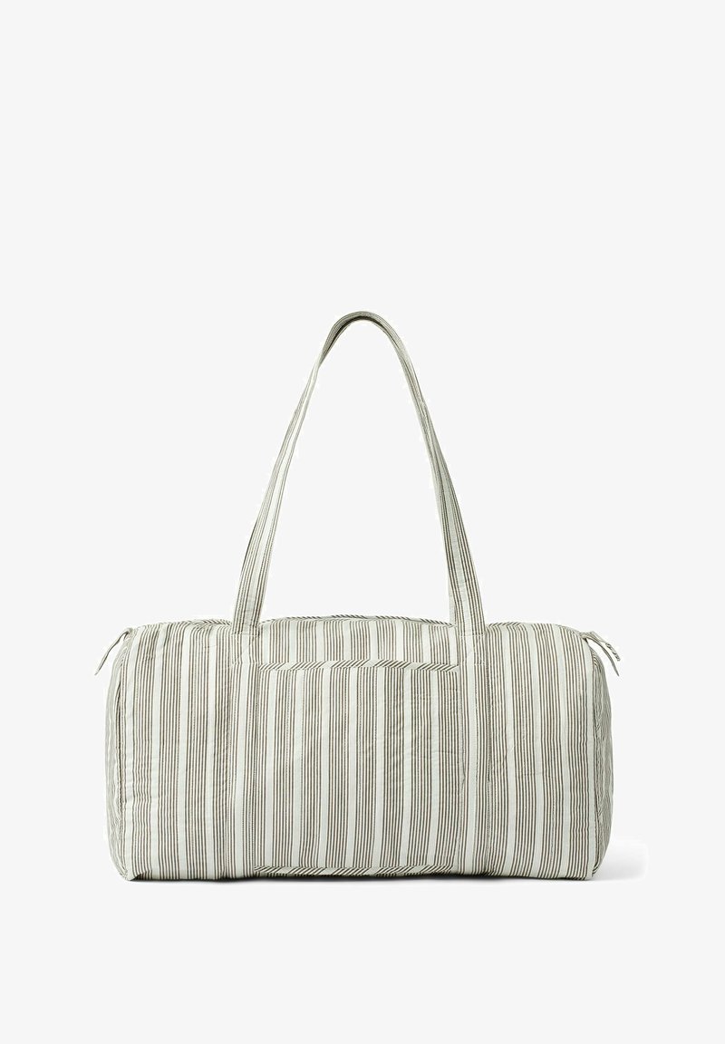 GAI+LISVA DUFFEL - Hétvégi táska - lead mulch stripe poplin