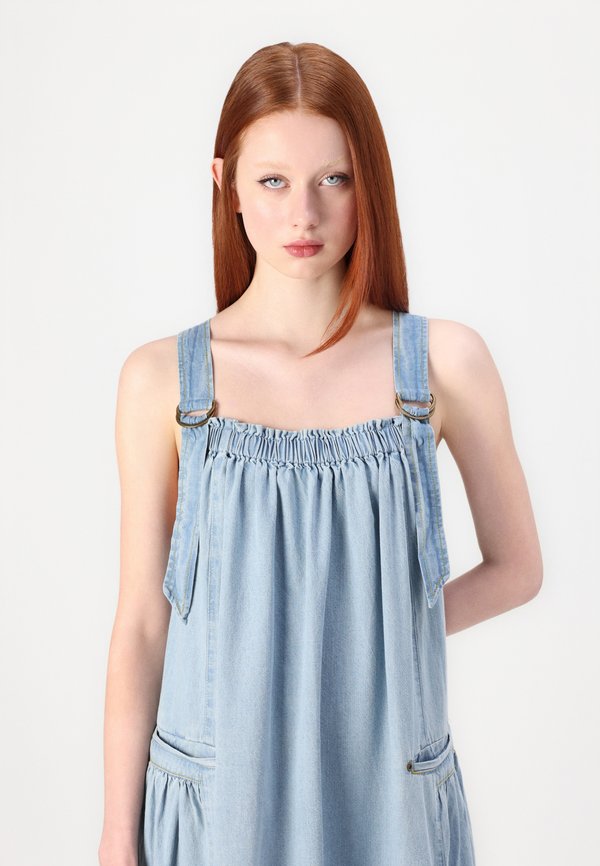 MACHU MIDI - Denim dress - frost4