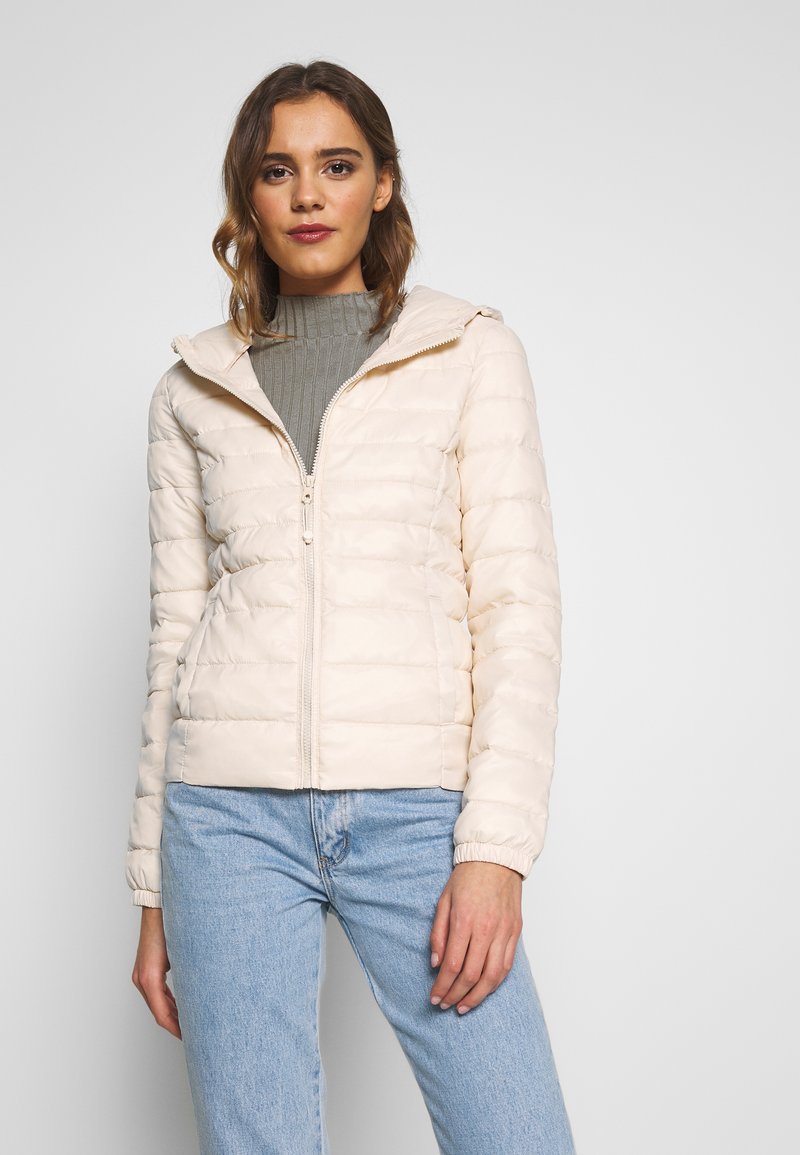 ONLY ONLTAHOE HOOD JACKET - Casaco leve - frosted almond