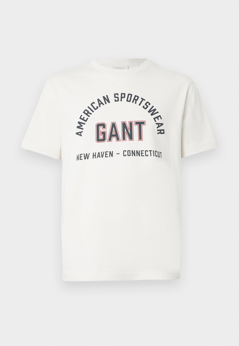 Gant T-shirt print crème