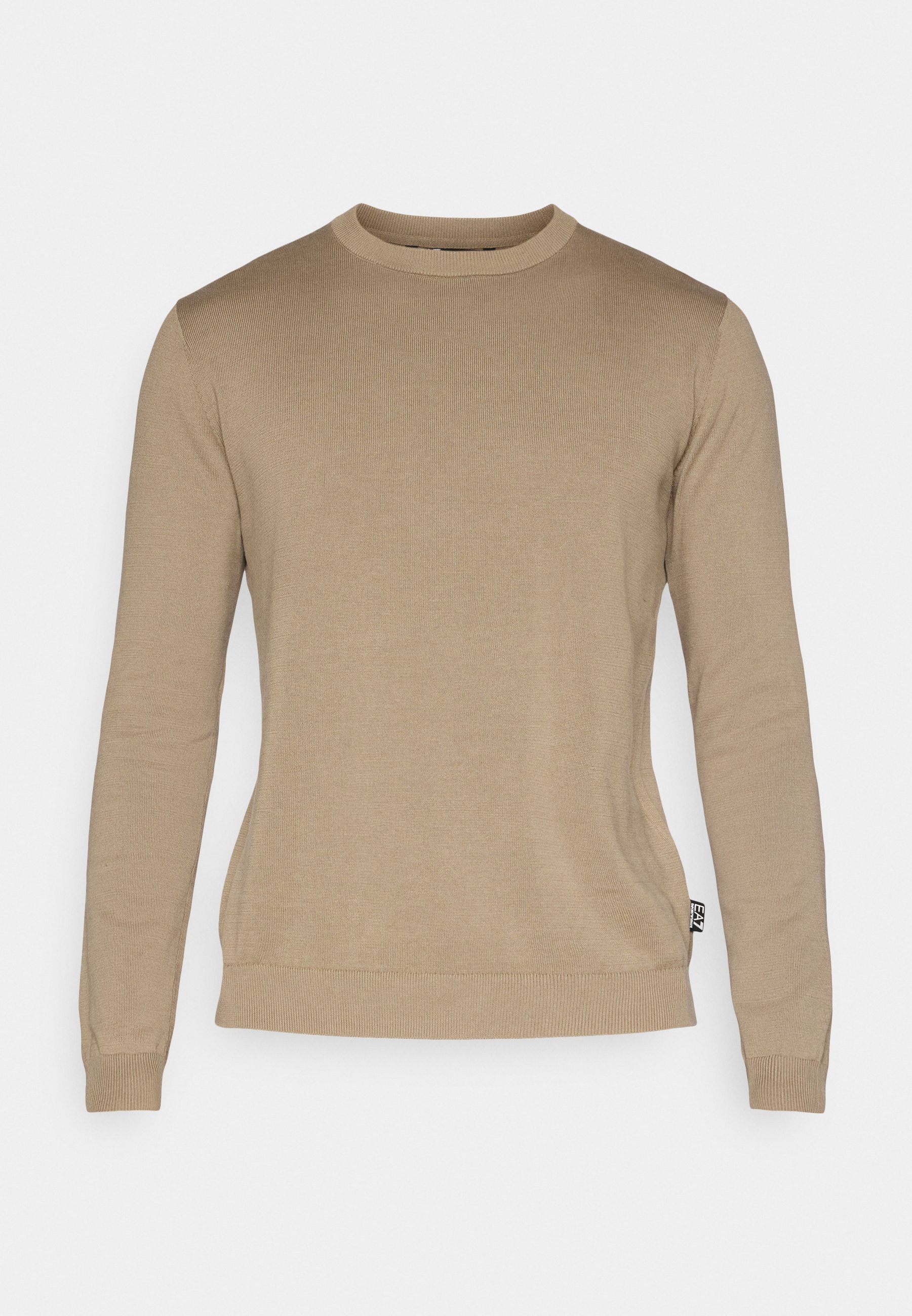 EA7 Emporio Armani GOLF PRO SWEATER DAMIER - Pulover - roasted