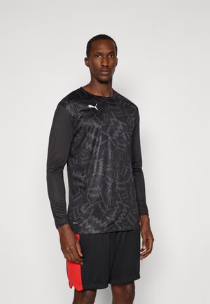 TEAMJAWS GRAPHIC SHOOTING SHIRT - Hosszú ujjú felső - black