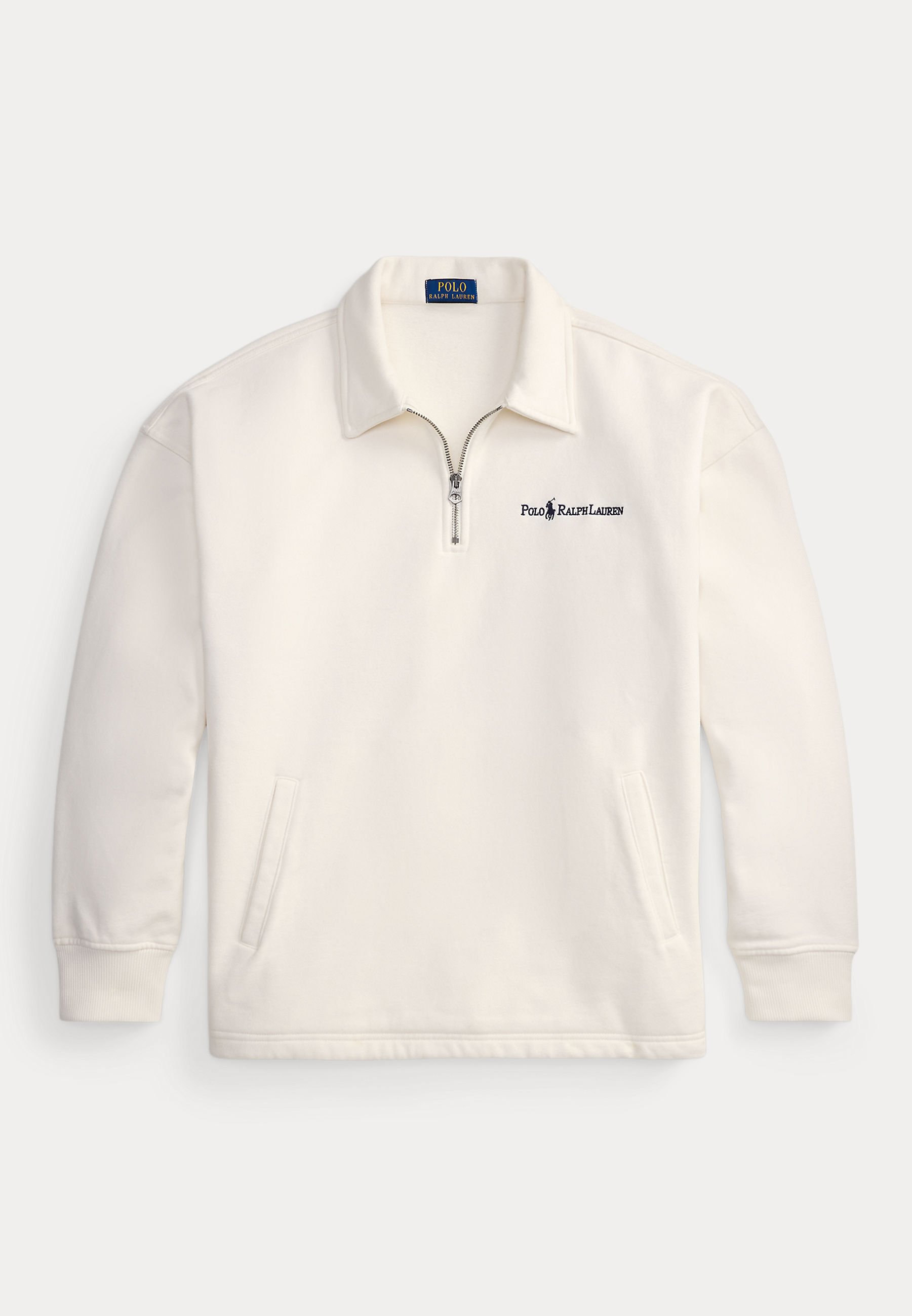 Polo Ralph Lauren MESH KNIT COTTON QUARTER ZIP SWEATER - Pulover