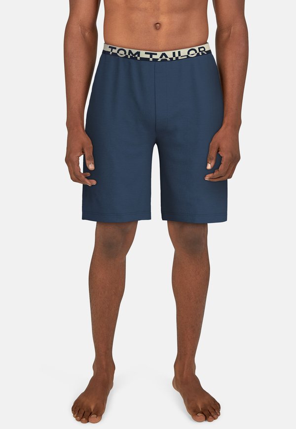 BERMUDA - Nachtwäsche Hose - blau dunkel uni