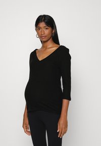 Vero Moda VMMISLA - Camisola de manga comprida - black