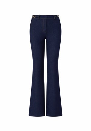LIU JO, LIU JO BOOTCUT JEANS WITH CHAIN DETAIL - Τζιν Bootcut - dark blue