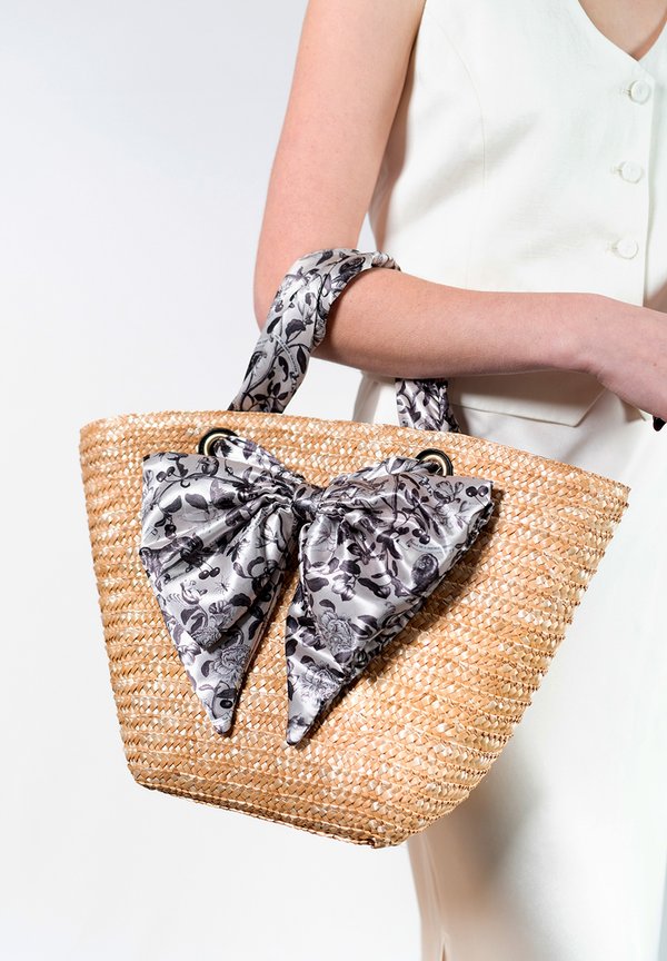 TREE OF LIFE RAFFIA BASKET - Shopping Bag - multi color