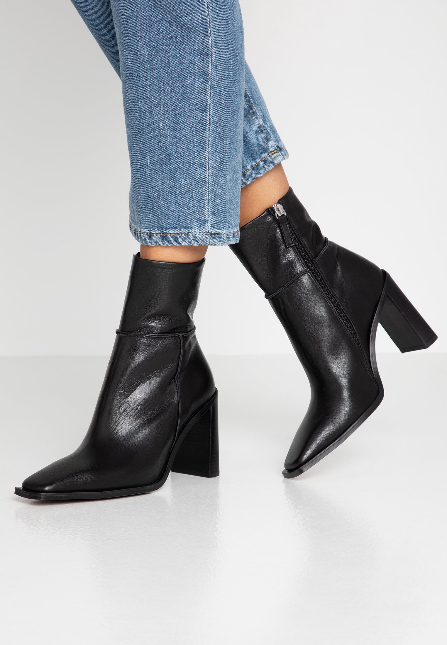 topshop heeled ankle boots