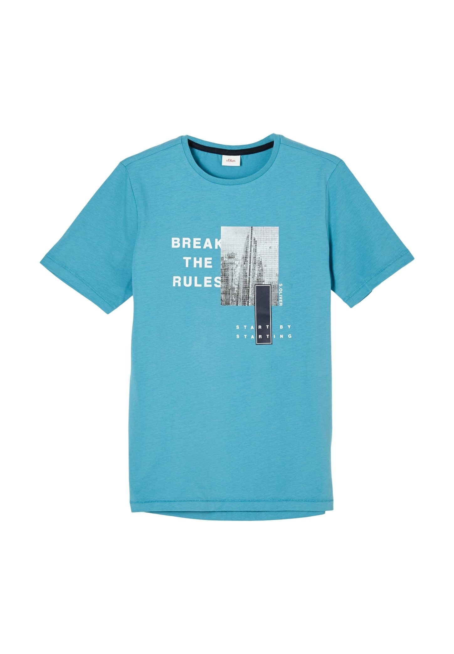 s.Oliver Camiseta estampada - aqua/turquesa - Zalando.es