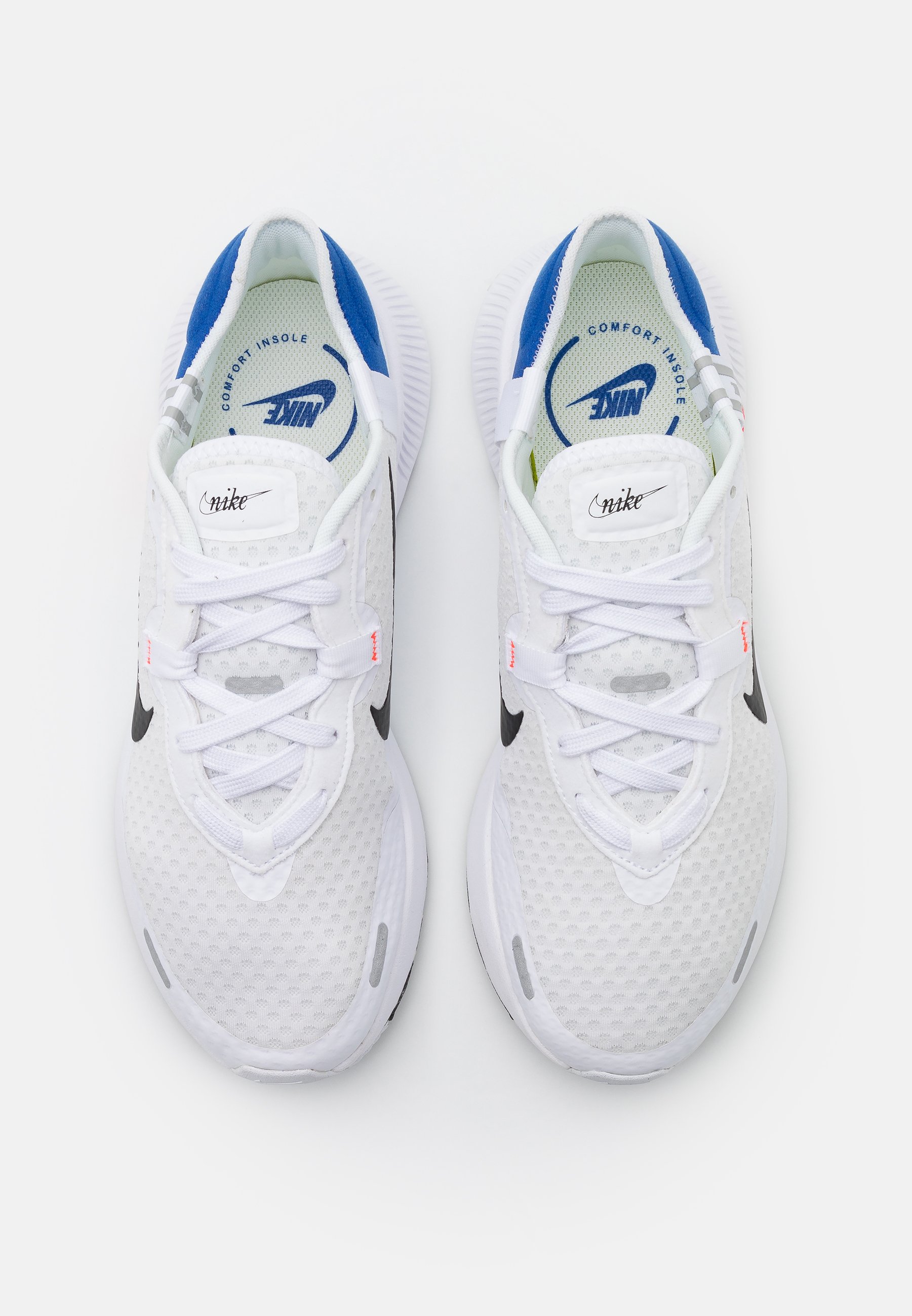 Nike Sportswear REPOSTO - Sneaker low - white/black/flash crimson/game  royal/light smoke grey/weiß - Zalando.de