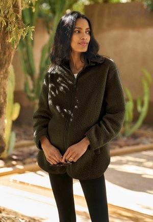 Seraphine, MATERNITY BORG & BABY-WEARING 3-IN-1 FLEECE JACKET - Abrigo corto - khaki green