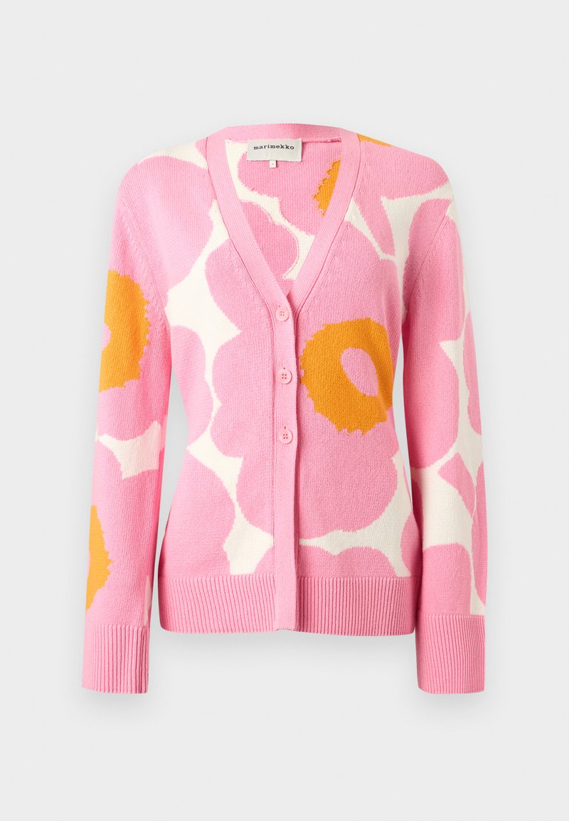 marimekko-puhaltaa-unikko-knitted-cardigan-cardigan-light-pink