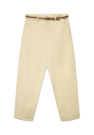 LUNGO TINTA UNITA - Chino - sabbia