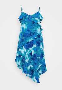 CARROSAL STRAP FRILL ANKLE DRESS - Cocktailklänning - strong blue