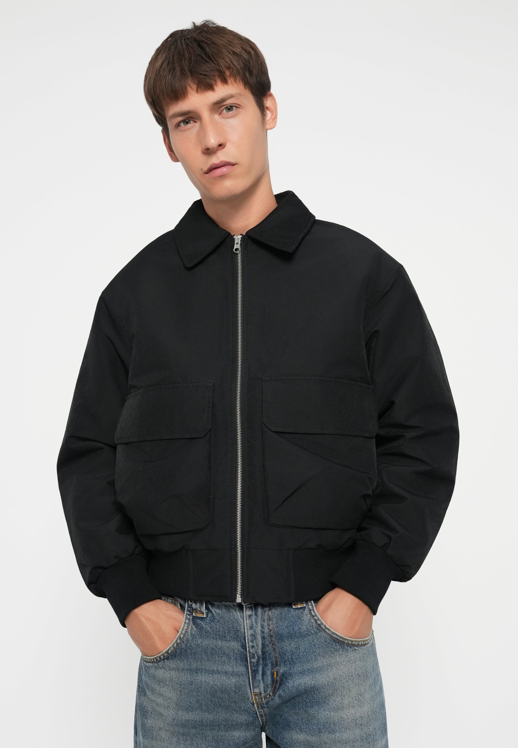 Jack & Jones JORINWOOD JACKET - Chaquetas bomber - black/negro