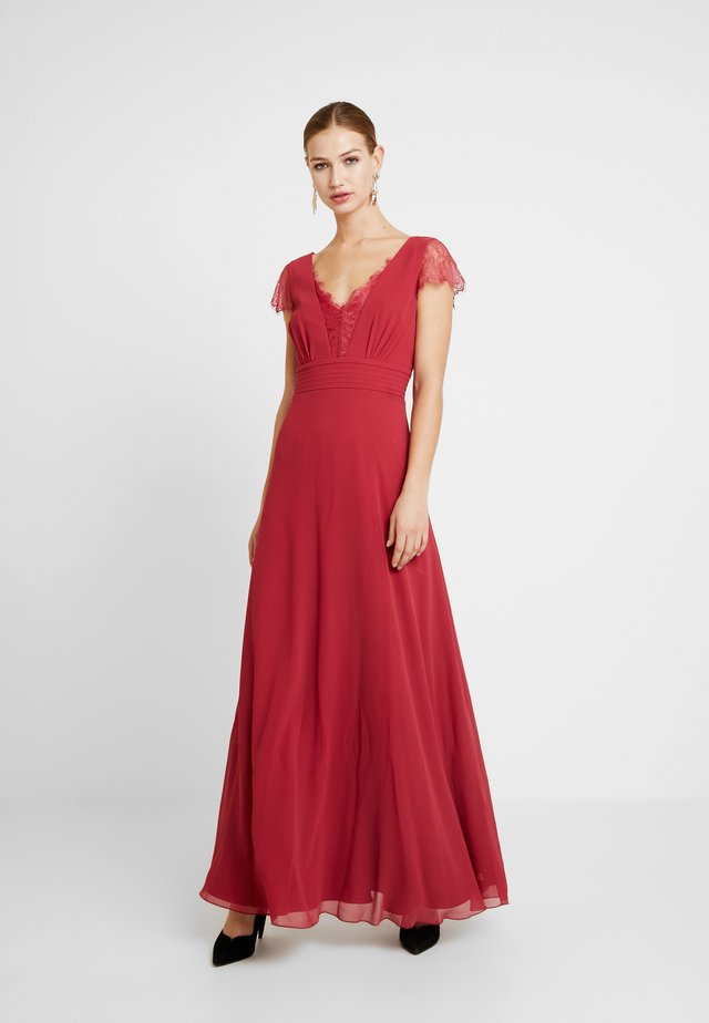BIANCA TRIM DRESS - Abito da sera - raspberry