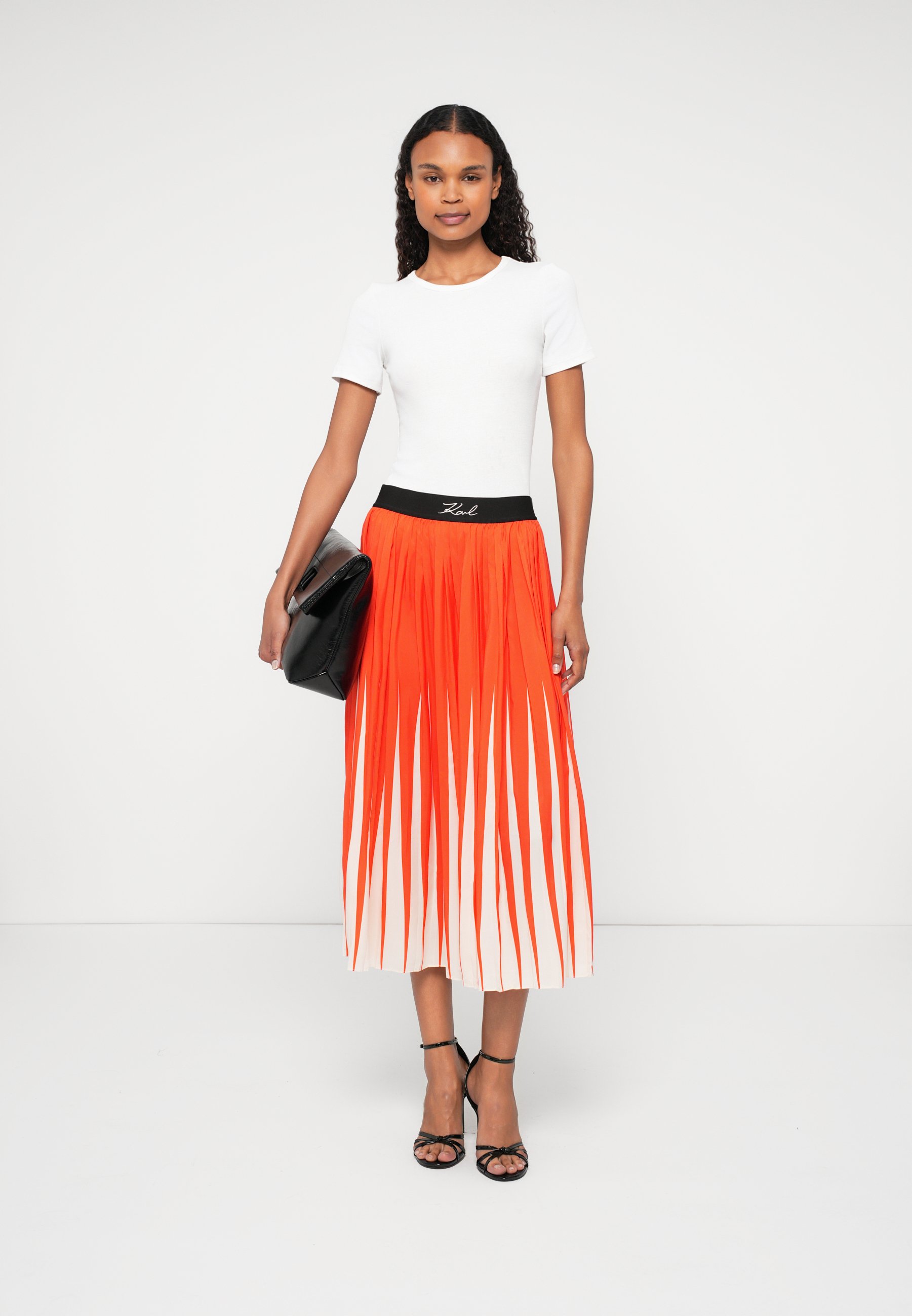 KARL LAGERFELD COMMERCIAL PLEATED SKIRT - Pleated skirt